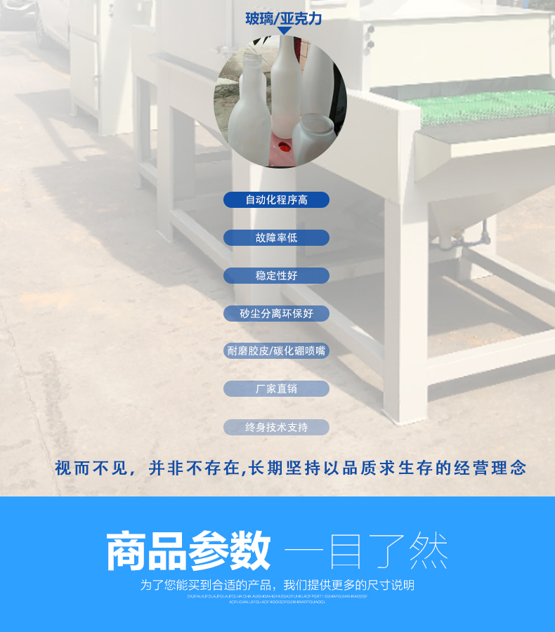 1280-12A 玻璃輸送式自動(dòng)噴砂機(jī)